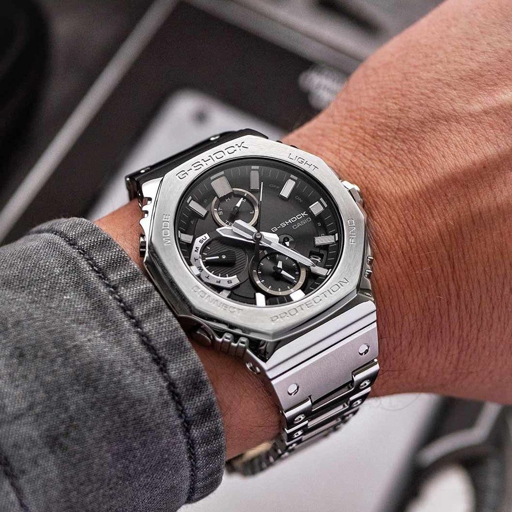 Casio GMC-B2100D-1AER Mens G-Shock Full Metal Chronograph Watch