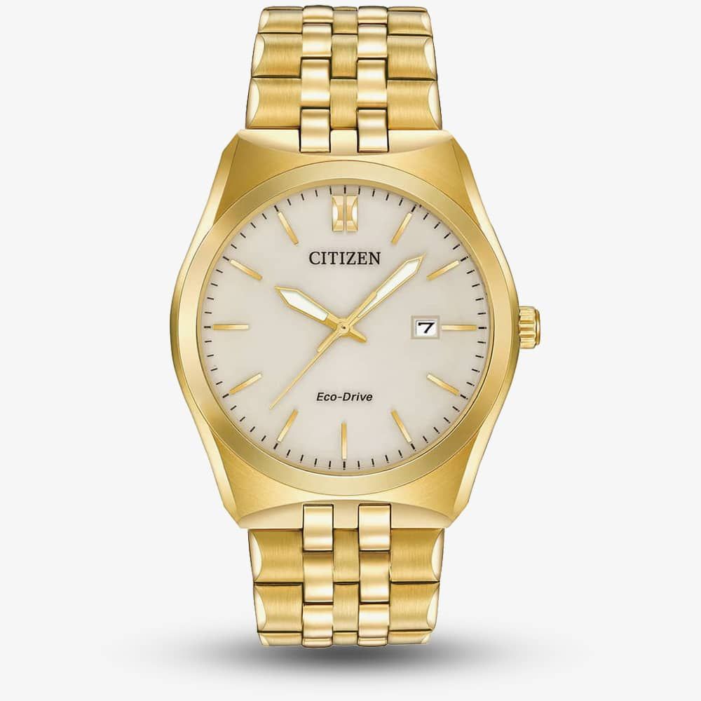 Citizen BM7332-53P Eco-Drive Cream Dial Mens Watch - thbaker.co.uk