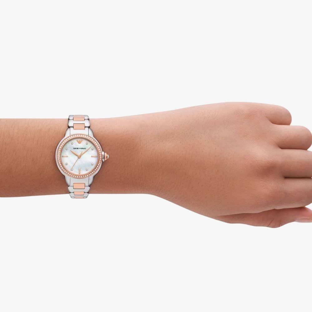 Emporio Armani AR11569 Mia Crystal Ladies Watch - thbaker.co.uk