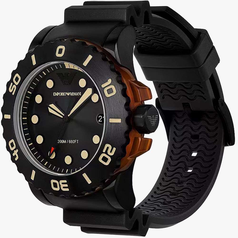 Emporio Armani AR11539 Black Dial Mens Watch - thbaker.co.uk