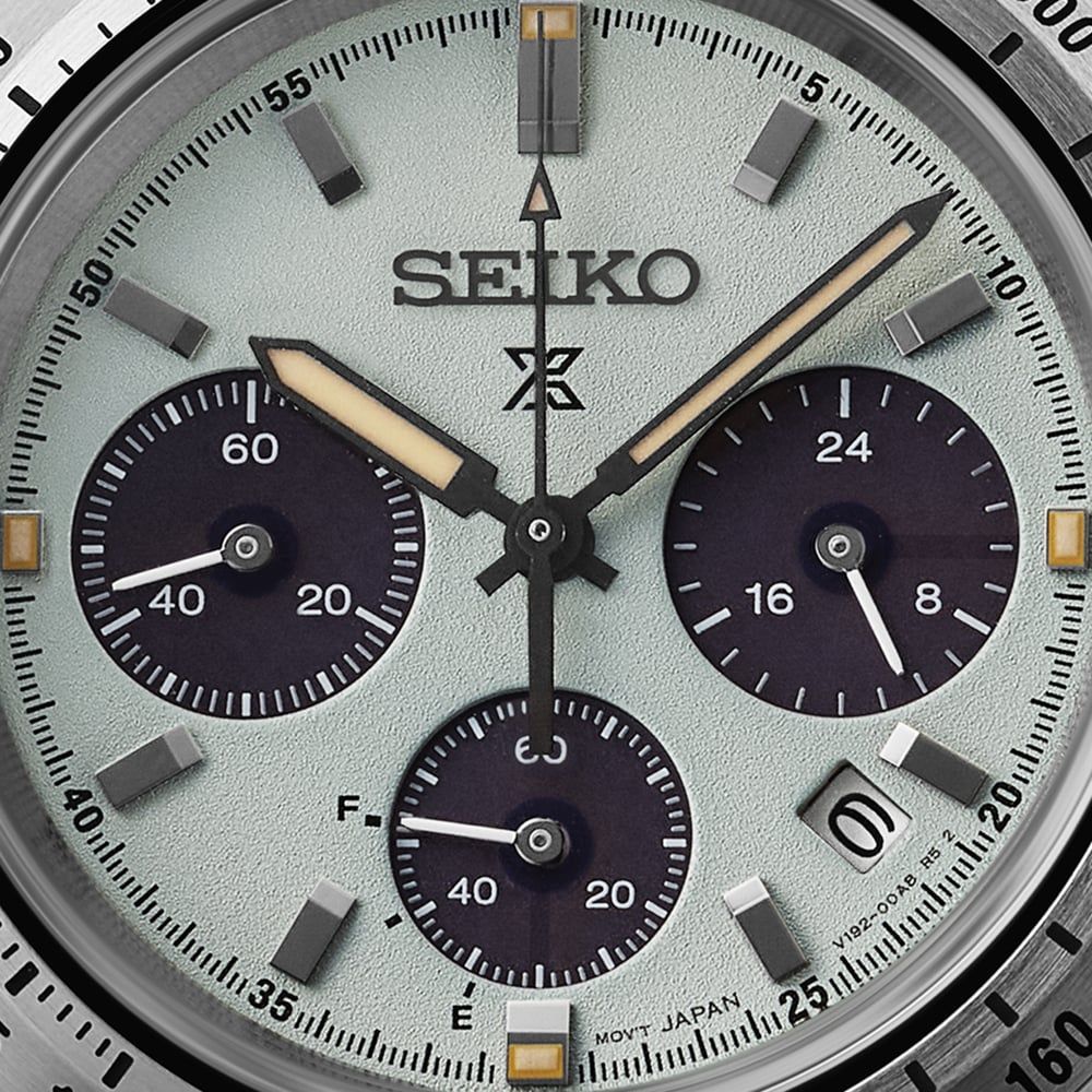 Seiko SSC965P1 Prospex Speedtimer Youngtimer Mint Green Watch