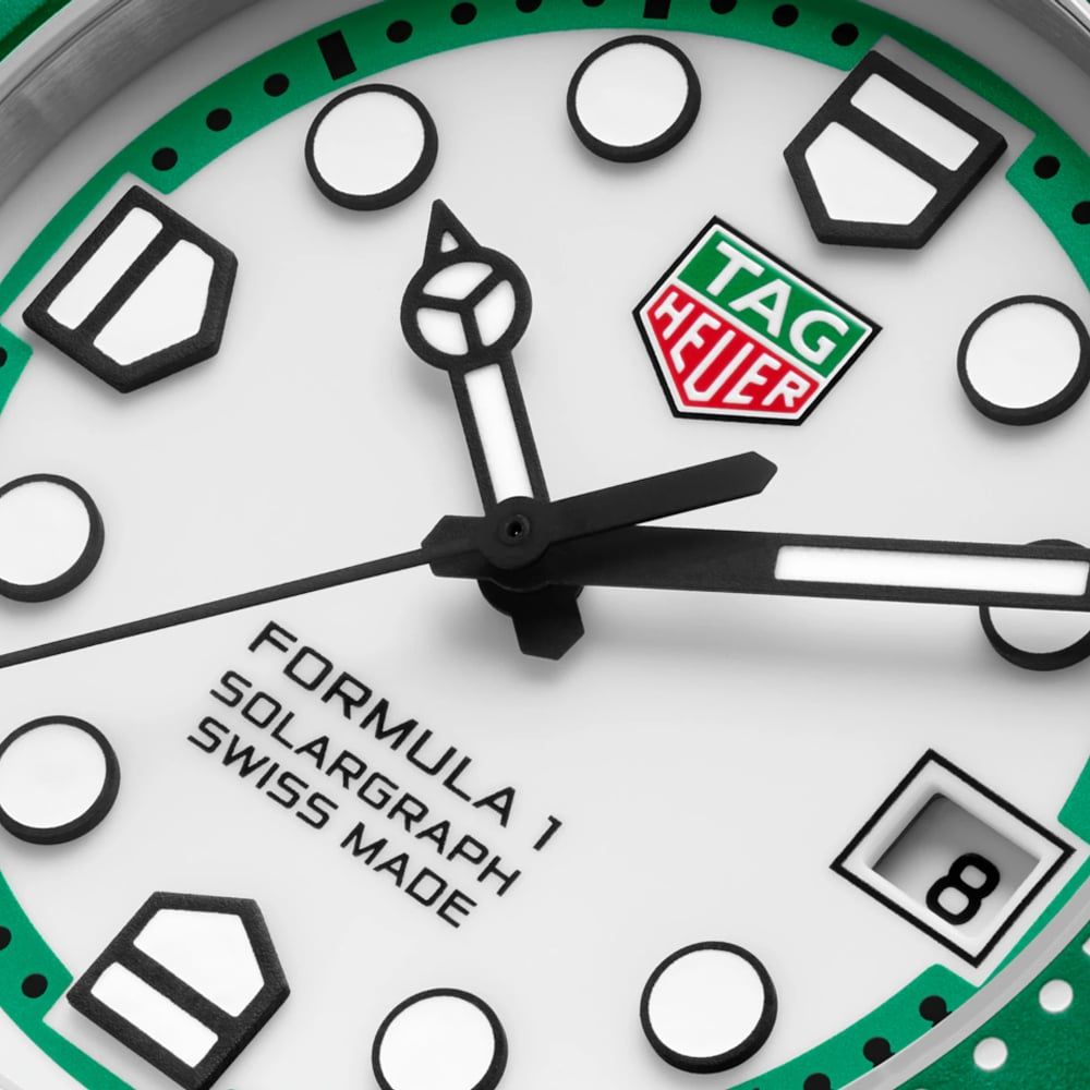 時計 TAG Heuer Formula1 WBY1111.BA0042 TAG Heuer WBY1113.BA0042 Mens Formula 1 Solargraph Green Watch