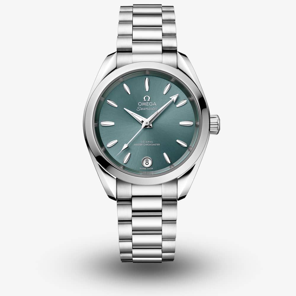 OMEGA　SEAMASTER　レディース　プラチナ OMEGA 220.10.34.20.10.001 Seamaster Green Ladies Watch - thbaker.co.uk