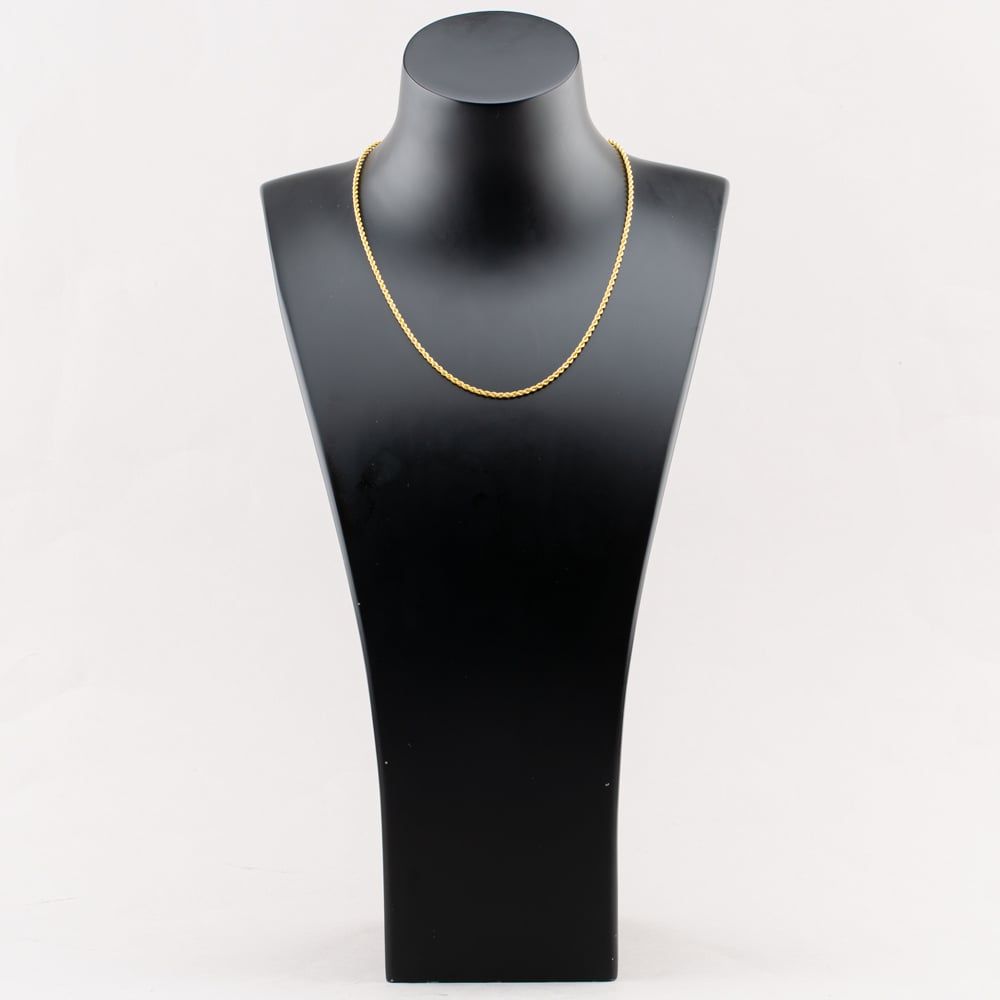 18 Inch Rope Second Hand 9ct Yellow Gold 18 Inch Rope Chain 41021536 - thbaker.co.uk
