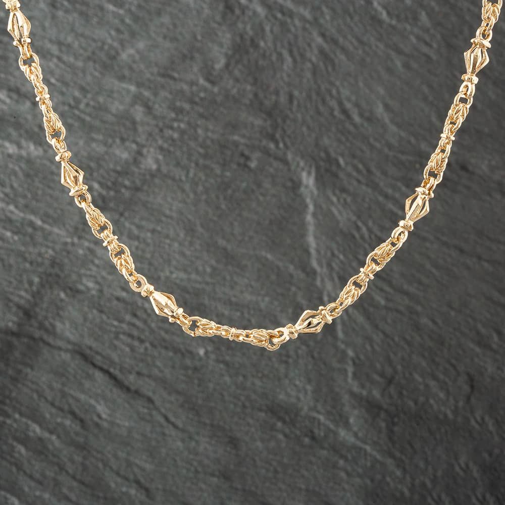 Second Hand 9ct Yellow Gold Twisted 18 Inch Rope Chain 41041056 ...