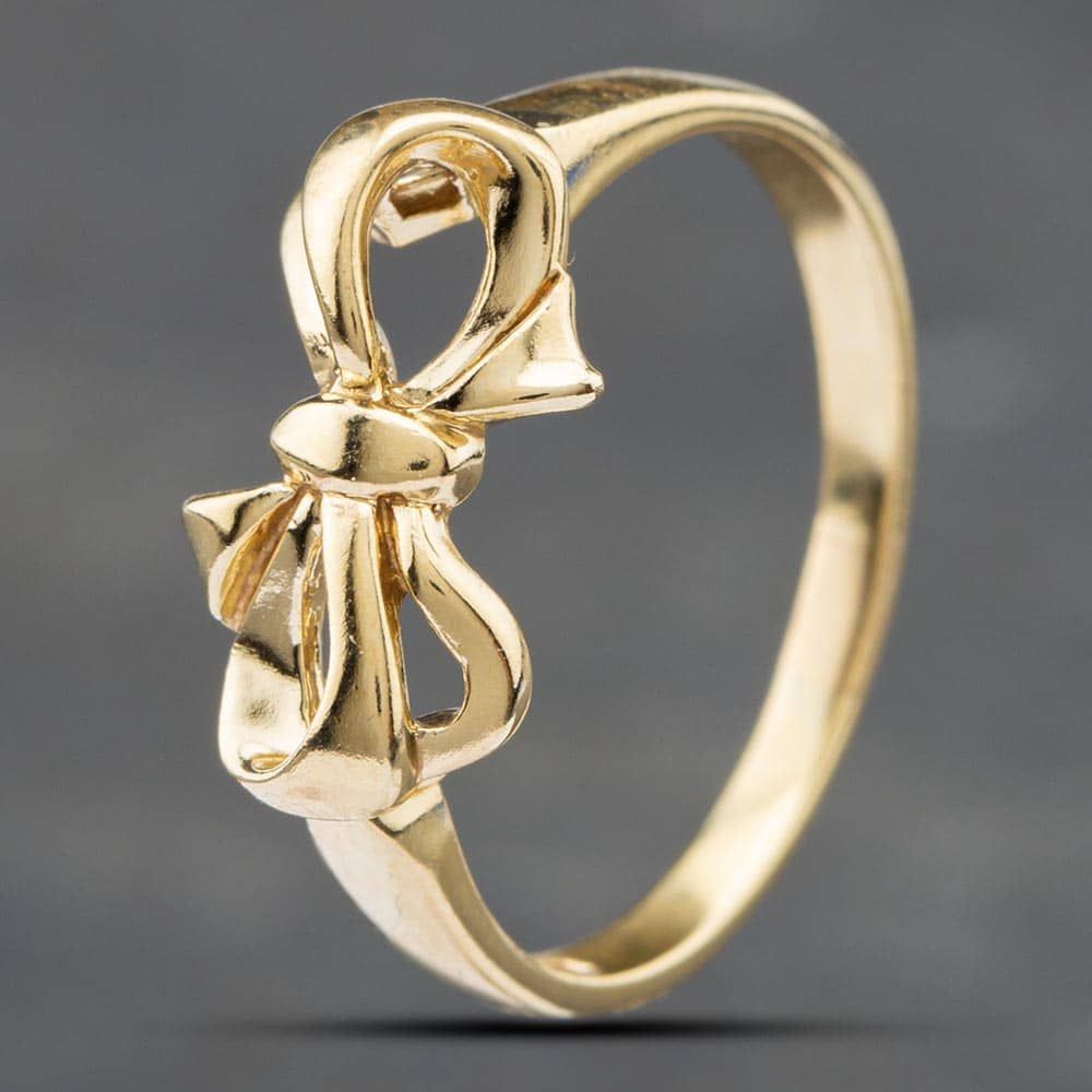 ladies 9ct gold dress rings 9ct Gold Diamond Ladies Dress Ring – Hackney Jewellers main image 1