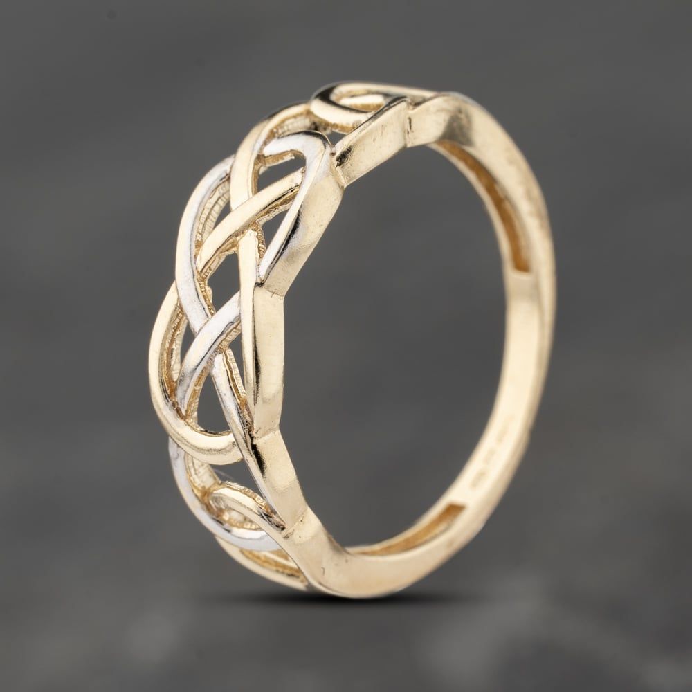 Infinity Signet Ring Second Hand 9ct Yellow Gold Openwork Infinity Signet Ring 41103886 ...