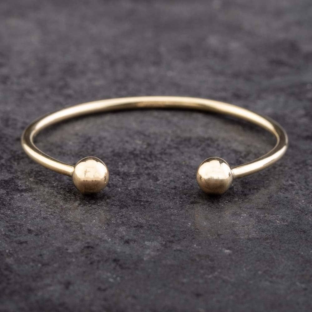 Second Hand 9ct Yellow Gold Maids Small Torque Bangle 412100193 ...