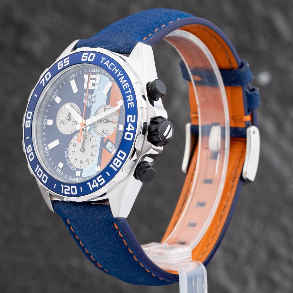 Second Hand TAG Heuer CAZ101N.FC8243 Formula 1 Gulf Mens Watch