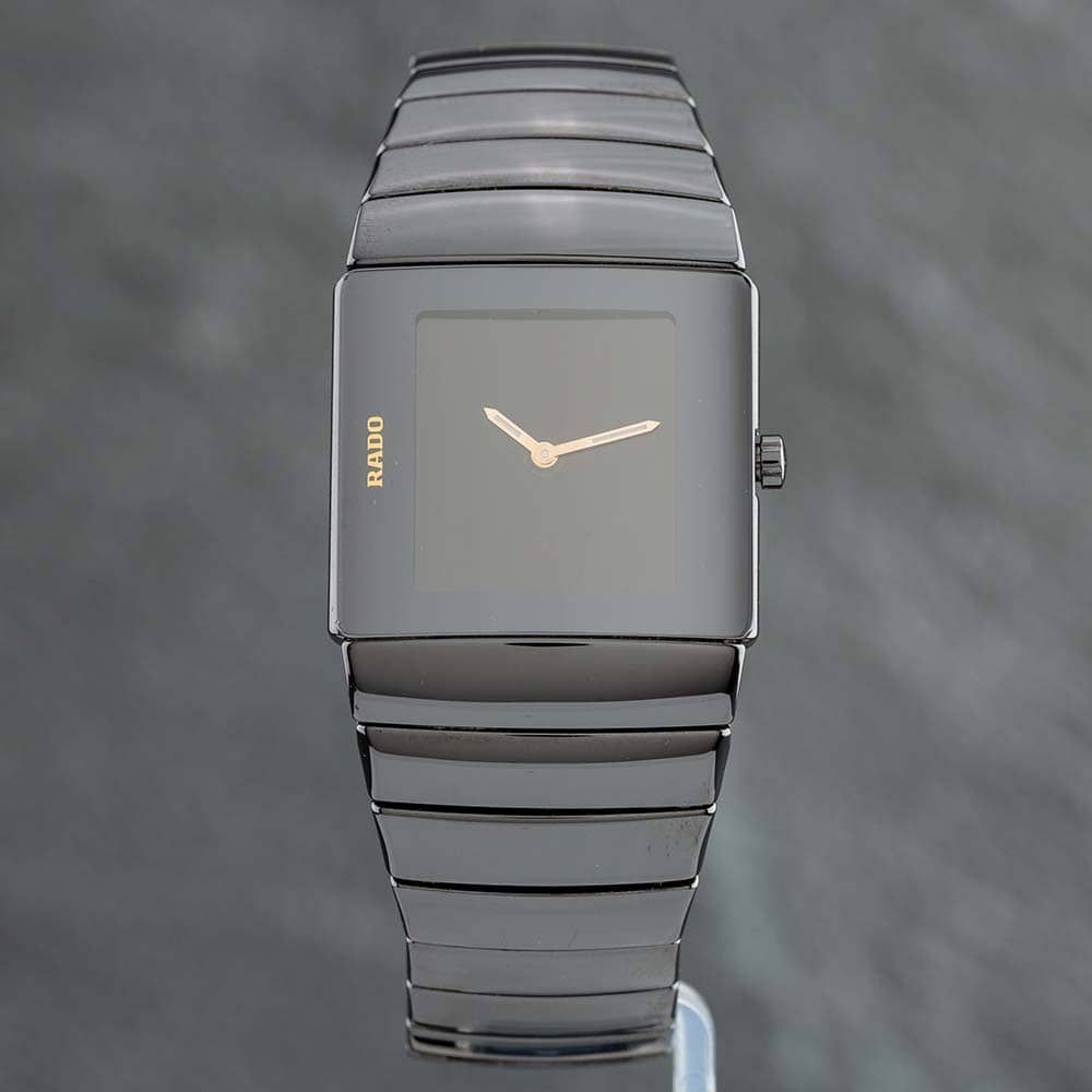 Second Hand Rado 193.0354.3 Black Dial Mens Watch - thbaker.co.uk