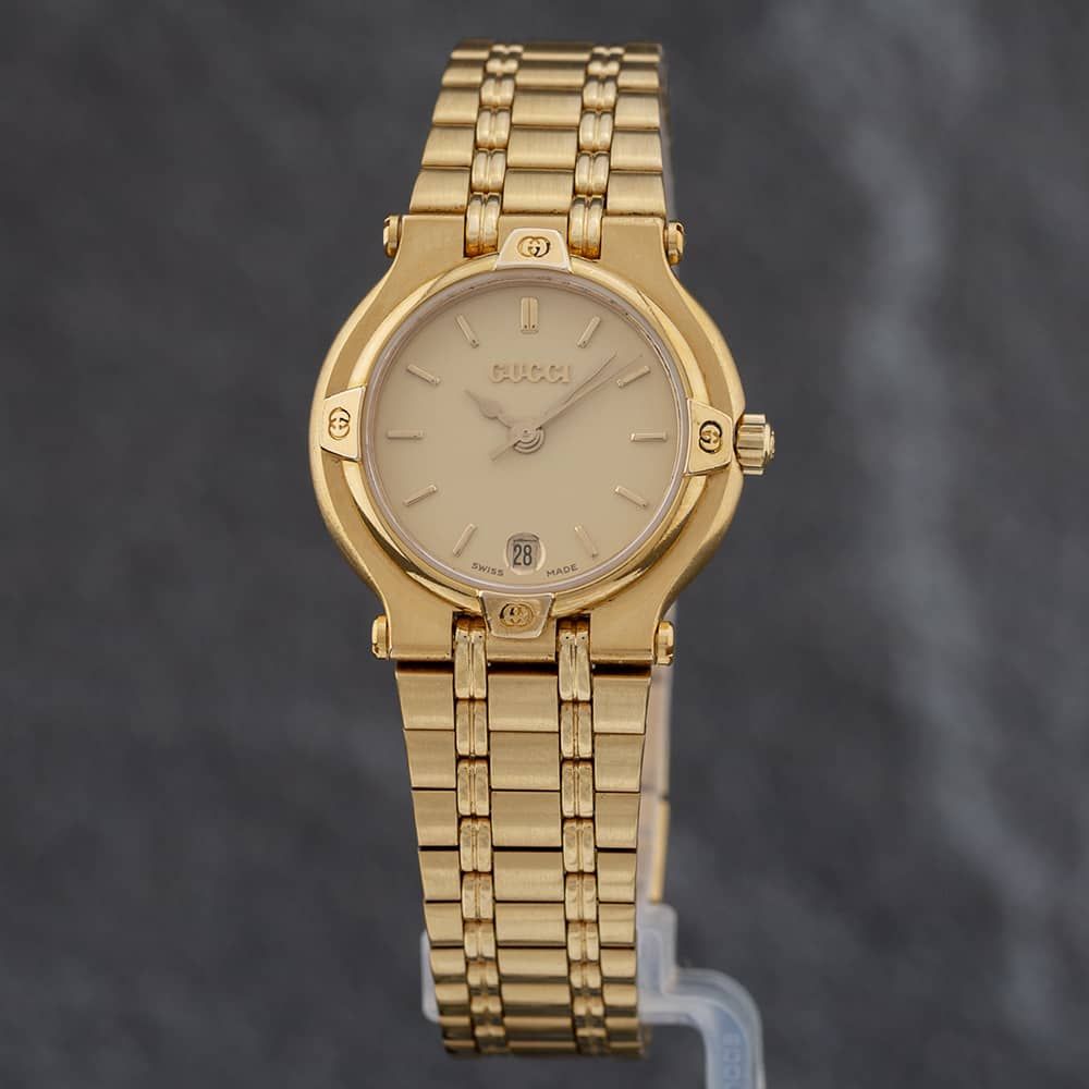 GUCCI グッチ 腕時計◇9200L/ゴールド文字盤/アナログ※要電池交換
