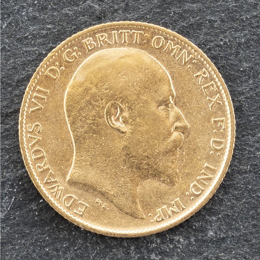 Second Hand 22ct Yellow Gold 1903 Half Sovereign Coin 47011096 ...