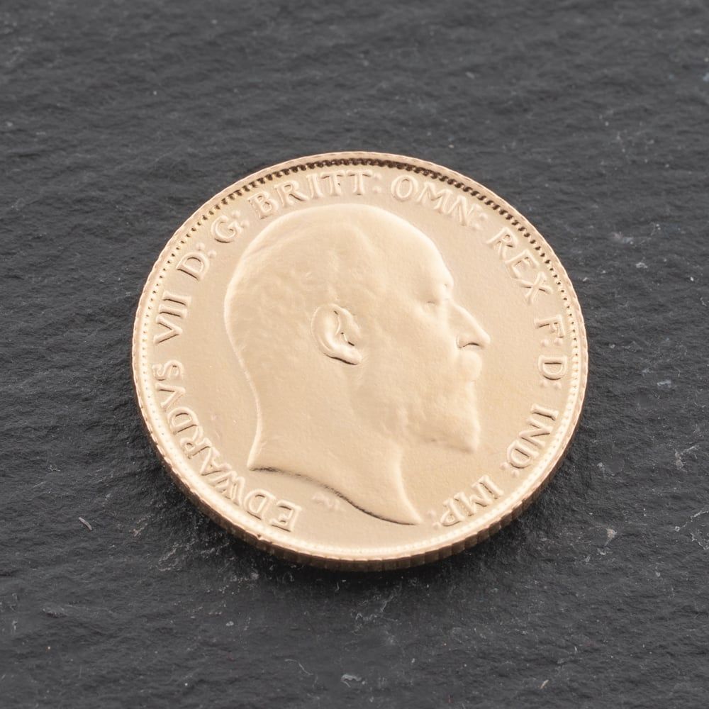 Second Hand 22ct Yellow Gold 1903 King Edward Half Sovereign Coin ...
