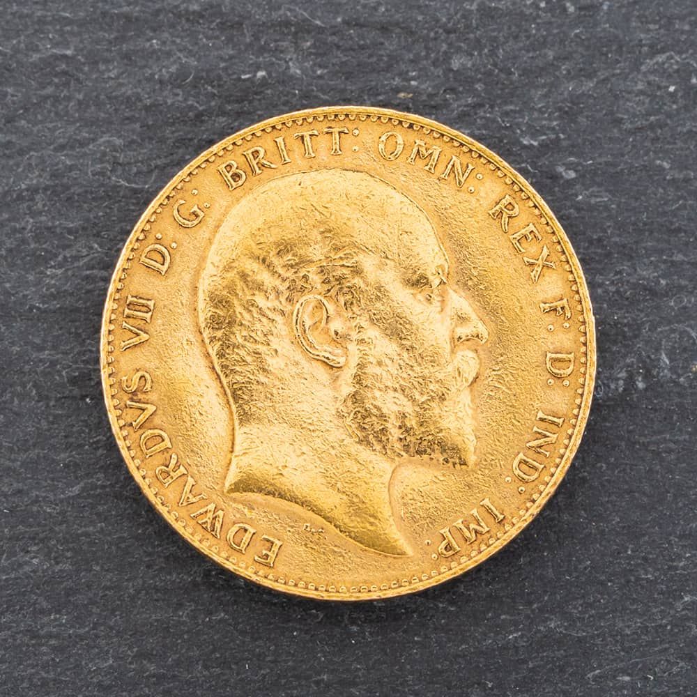 Second Hand 22ct Yellow Gold 1904 Full Sovereign Coin - thbaker.co.uk
