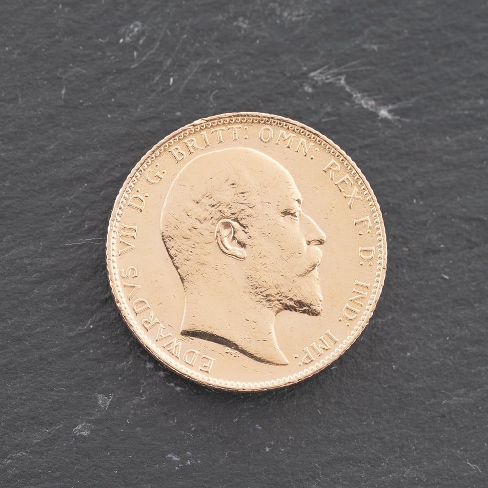 Second Hand 22ct Yellow Gold 1903 Edward VII Full Sovereign Coin ...