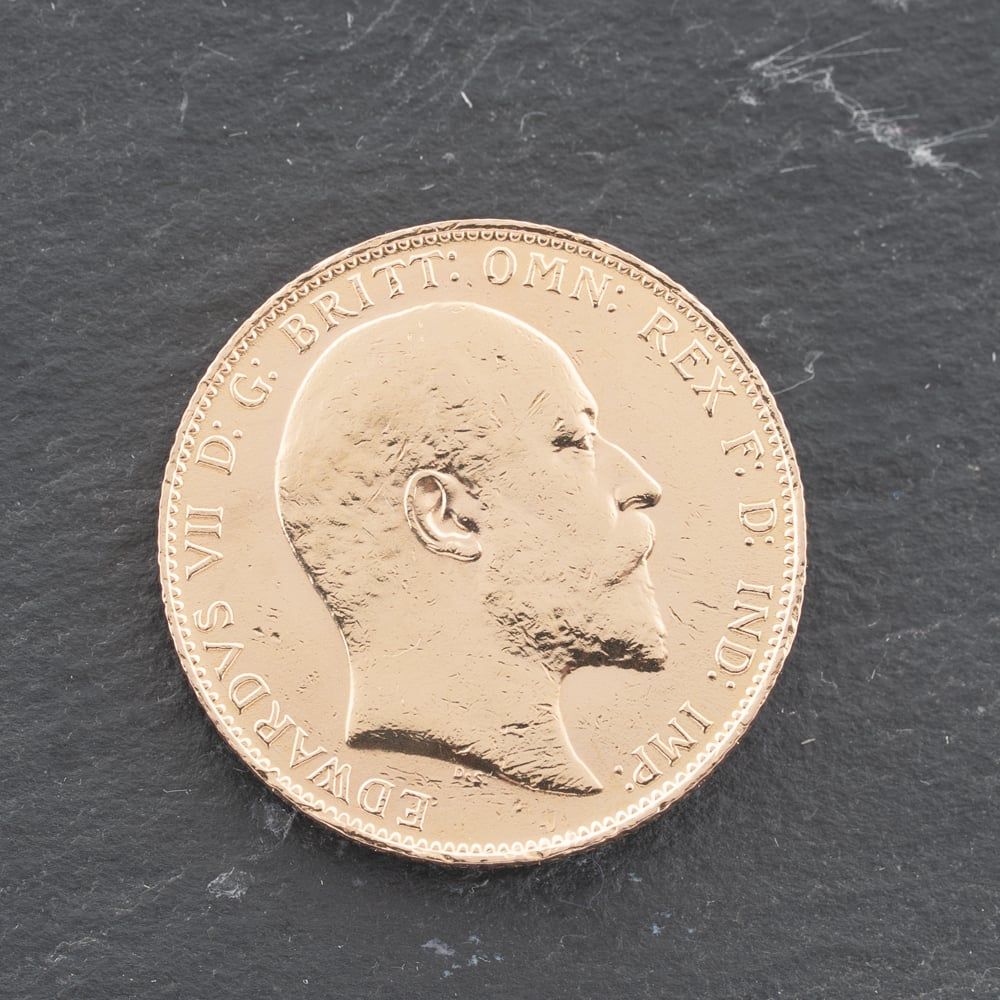 Second Hand 22ct Yellow Gold 1910 Edward VII Full Sovereign Coin ...