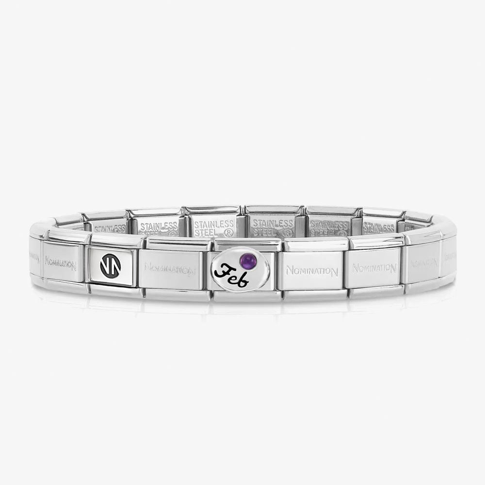 Nomination CLASSIC Composable February Birthstone Bracelet 030000 & 330505 02