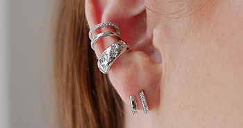 Scream Pretty Huggie Hoop Earrings