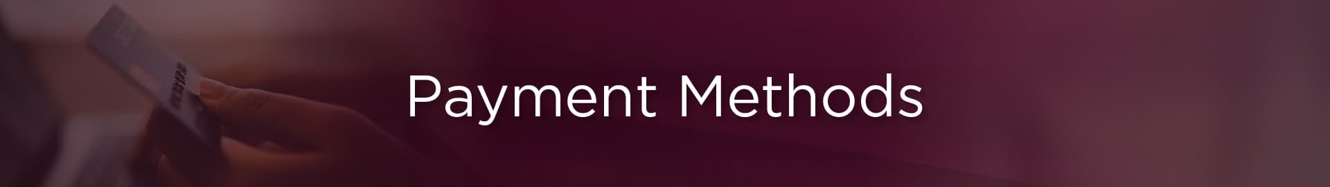 T.H.Baker - Payment Methods