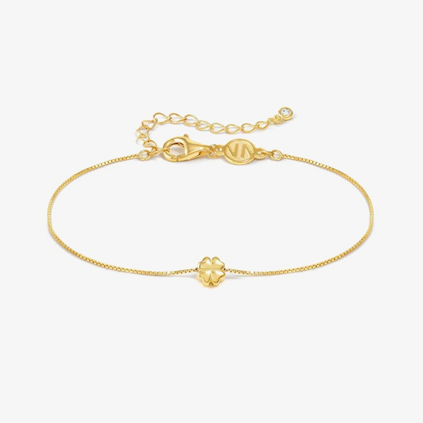 Nomination Armonica Gold Plated Four Leaf Clover Bracelet