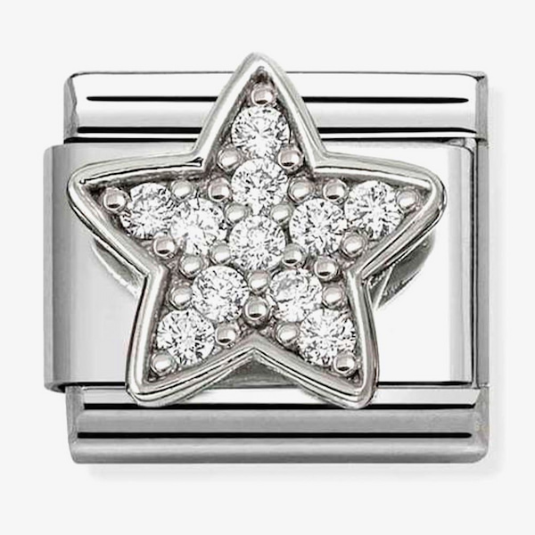 Nomination Composable Classic Cubic Zirconia Star Charm
