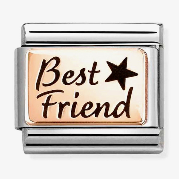 Nomination Composable Classic Rose Gold Best Friend Charm