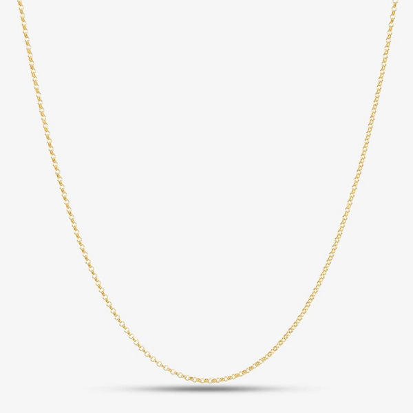 T.H.Baker 9ct Yellow Gold Fine Mini Belcher Chain