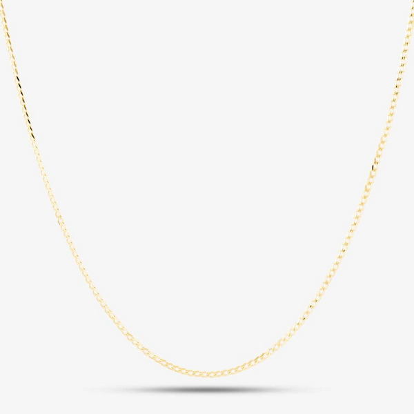 9ct Yellow Gold Fine Curb Chain