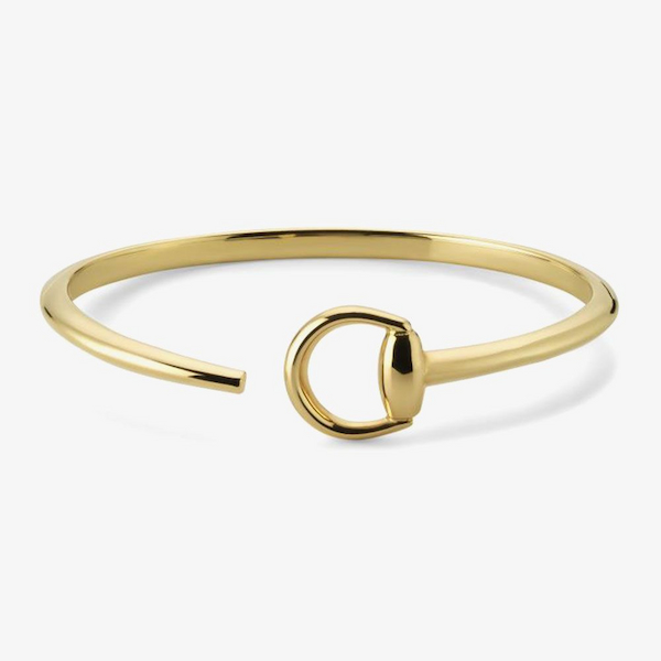 Gucci Horsebit 18ct Yellow Gold Cuff Bracelet