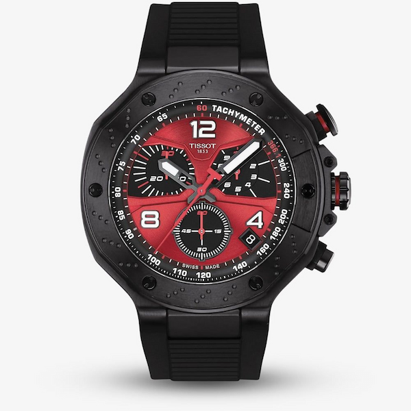 Tissot Mens Limited Edition T-Race MotoGP 2026 Quartz Chronograph Black Rubber Strap Watch
