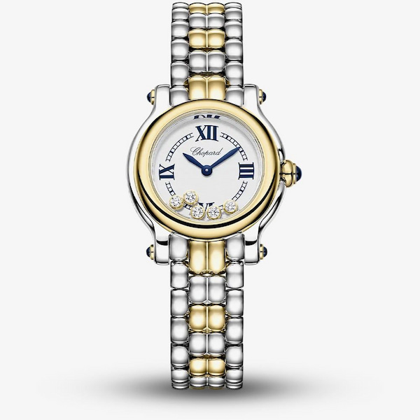 Chopard Ladies Happy Sport The First 26mm Two Tone Bracelet Watch