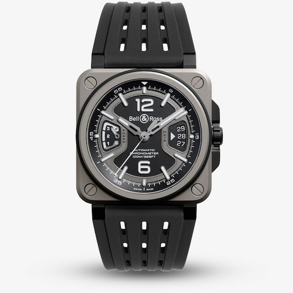 Bell & Ross Mens BR-X3 Black Titanium Automatic Watch
