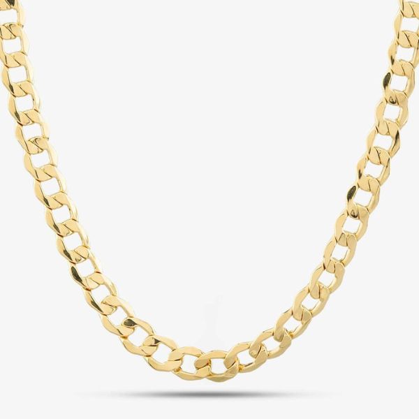 9ct Yellow Gold 20 Inch Curb Chain Necklace