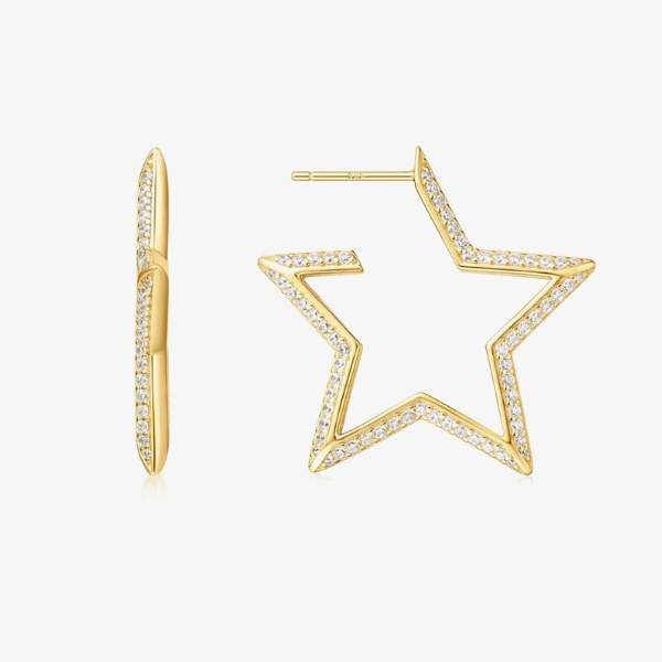 Ania_Haie_Sunny_Sparkler_Star_Hoop_Earrings