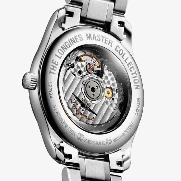 Back of Longines Men's Master Watch