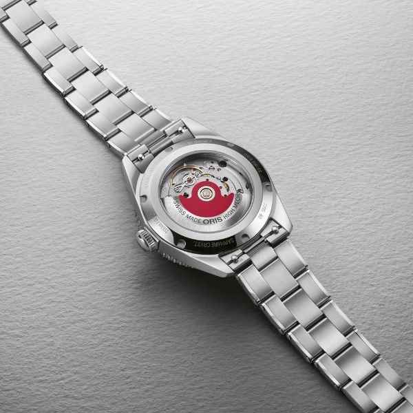 Backside Of Oris Divers Date