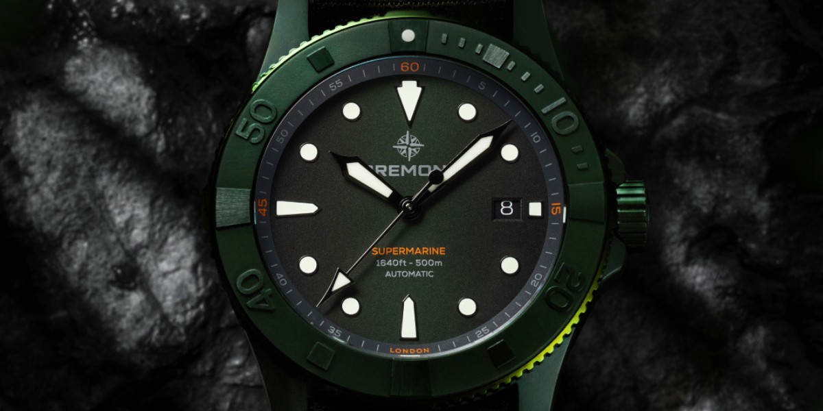 Bremont Launches the Supermarine Full Ceramic in Jungle Green and Tactical Black