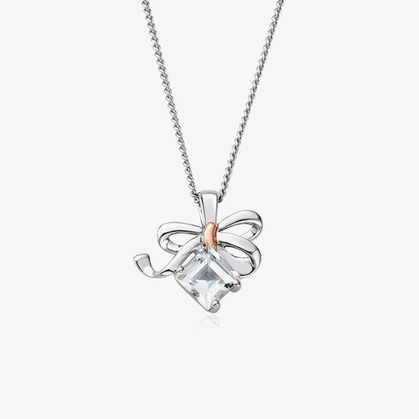 Clogau_Silver_9ct_Rose_Gold_Topaz_Christmas_Bow_Necklace
