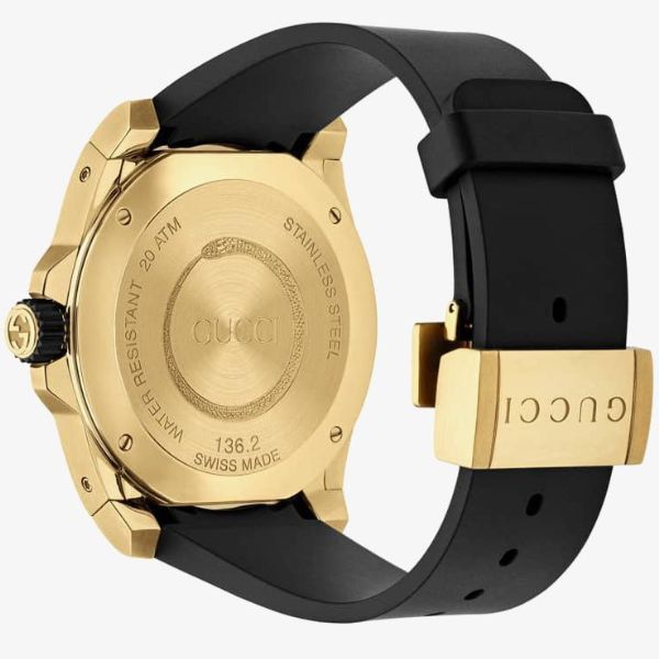 Gucci Gold Plated Snake Watch Men