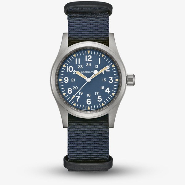Hamilton_Khaki_Field_Mechanical_Blue_Strap_Watch
