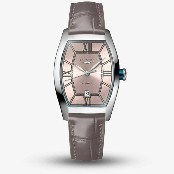 Longines Evidenza Grey Champagne Dial