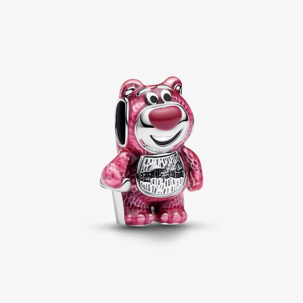 PANDORA Disney Pixar Villains Lotso Bear Strawberry Scent Sterling Silver Charm
