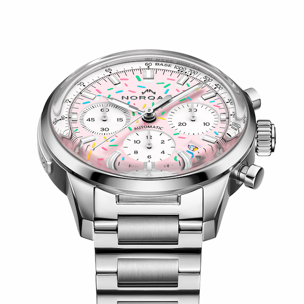 NORQAIN N2201.19S04.K01.S01 Enjoy Life Pink Sprinkles Watch