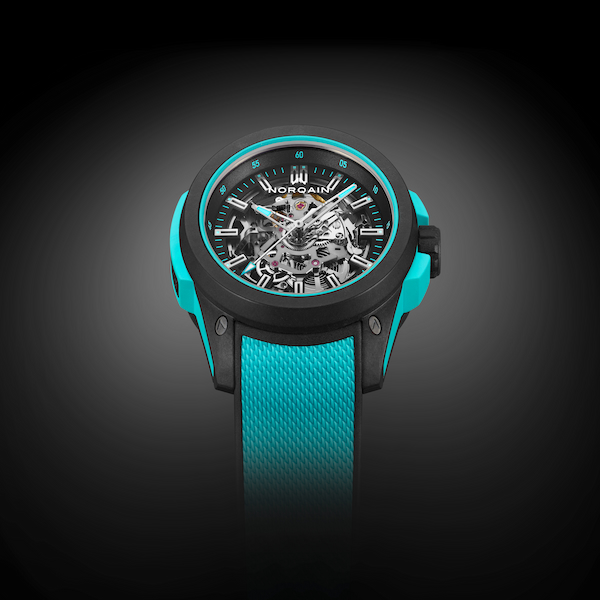 NORQAIN N3000.07Q27.B07.R01 Wild One Skeleton Turquoise Watch