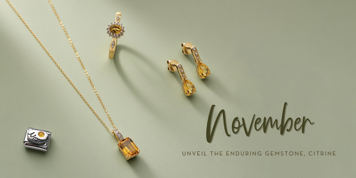 November Birthstone - Topaz & Citrine Jewellery