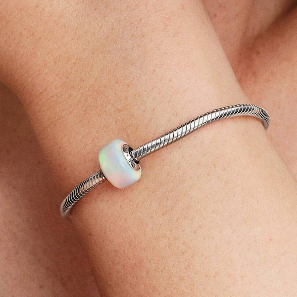 PANDORA Sterling Silver Opalescent Charm