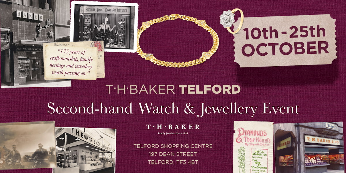 Second hand jewellery event at T.h.Baker Haywards Heath store