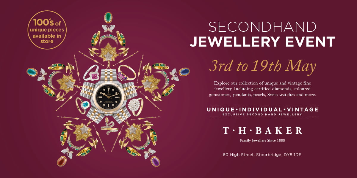 Second Hand Jewellery Event at T.H.Baker Stourbridge