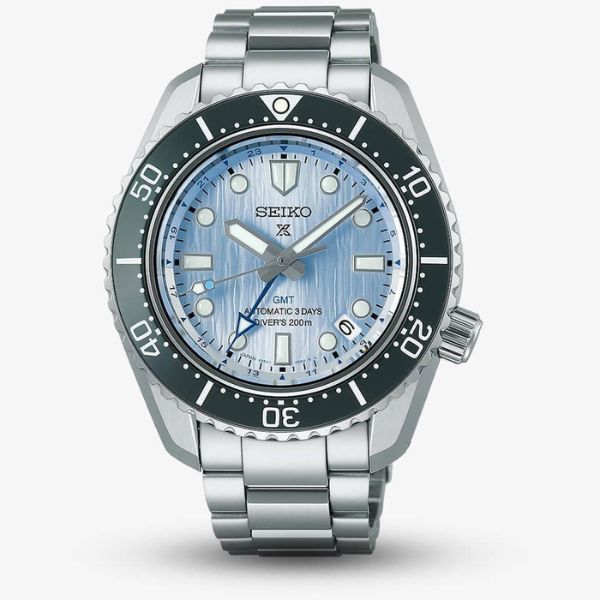 Seiko Prospex Glacier Blue GMT for 200m water resistance