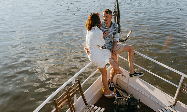 Set Sail for Love on a Private Yacht